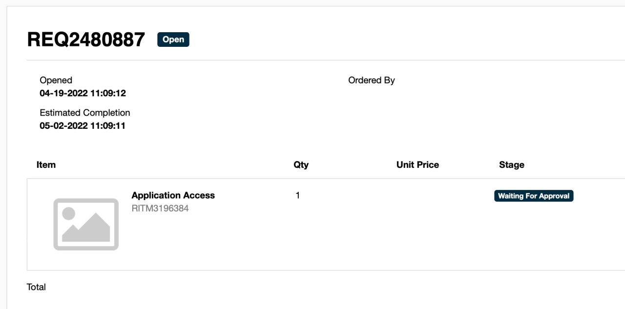 Application Order Checkout